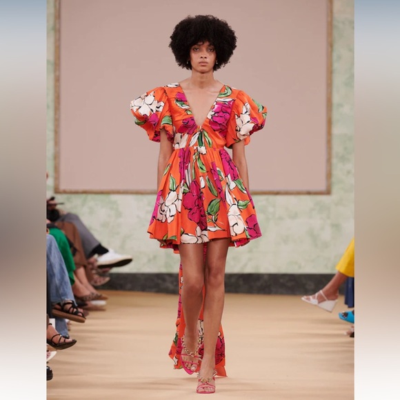 NWT Aje Gretta Bow Back Mini Dress - Picture 2 of 14